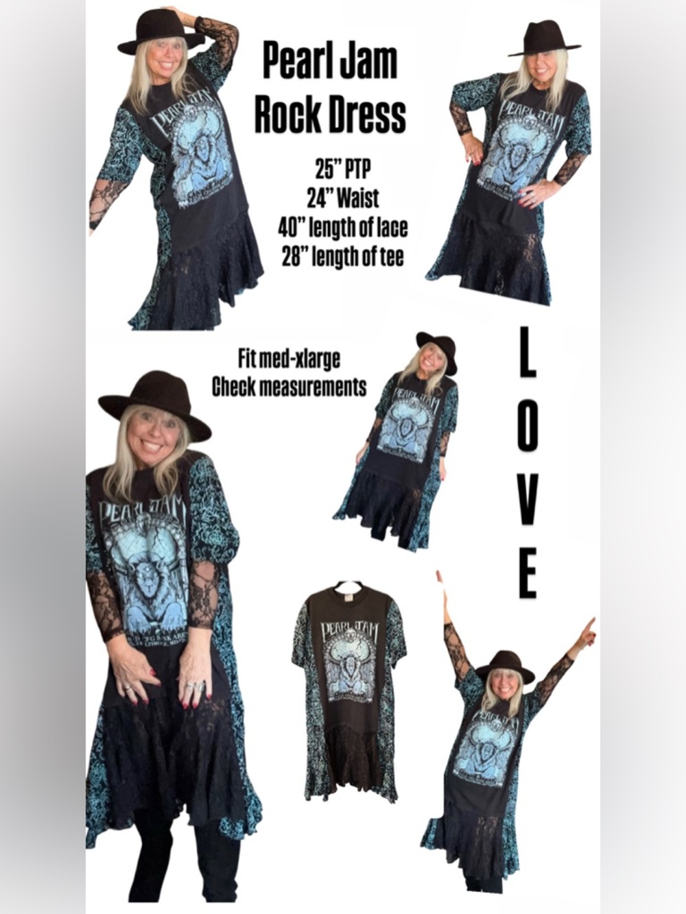 Pearl Jam Boho Rock Dress